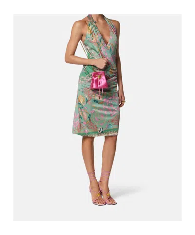 Versace Mini La Medusa Drawstring Bucket Bag