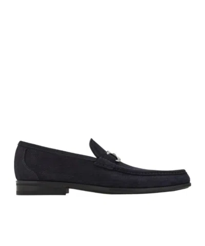 Ferragamo Grandioso Loafers In Blue