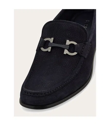 Ferragamo Grandioso Loafers In Blue