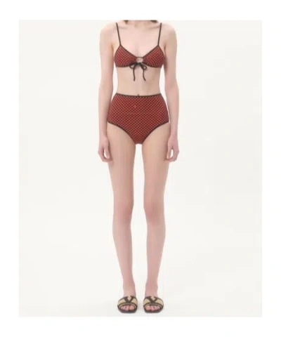 Valentino Bikini In Lycra Stampa Plus De Pois