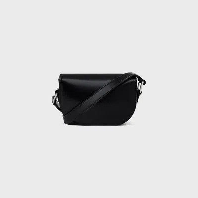 Celine Mini Crossbody Bag Triomphe In Shiny Calfskin