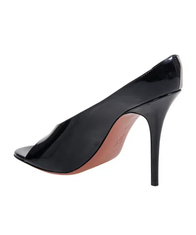 Amina Muaddi Anok Slipper 105 Patent Black 105 Mm Sm