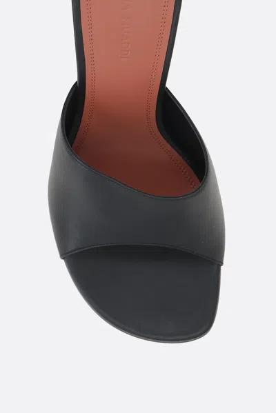 Amina Muaddi 90mm Lupita Sculpted Heel Sandals