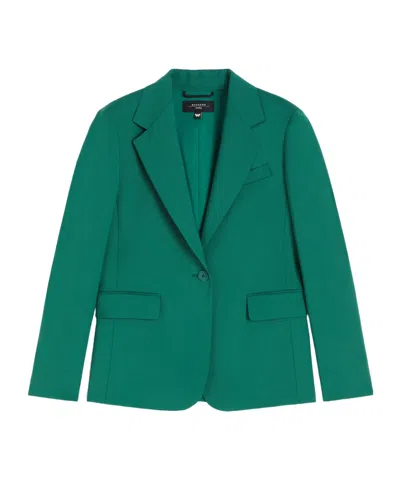 Weekend Max Mara Natural Stretch Wool Blazer