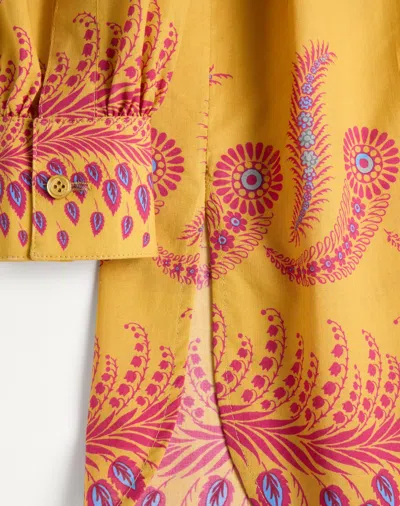 Valentino Printed Cotton Muslin Shirt Dress In Multi