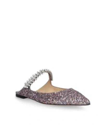 Jimmy Choo Bing Sequin-embellished Ballerina Shoes