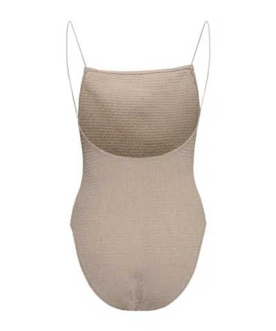 Totême Smocked One Piece Swimsuit