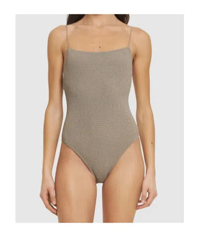 Totême Smocked One Piece Swimsuit