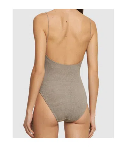 Totême Smocked One Piece Swimsuit