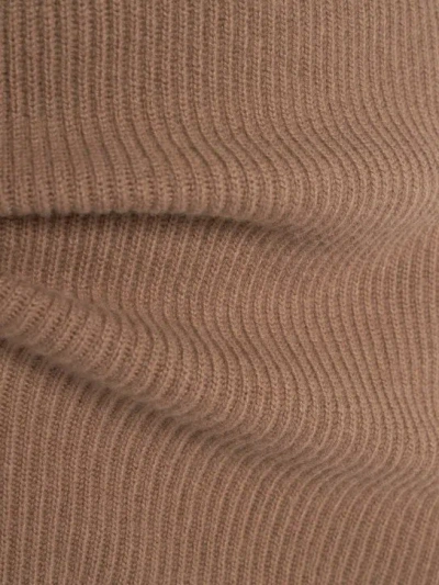 Max Mara Dorina Cashmere Blend Long Skirt In Nude