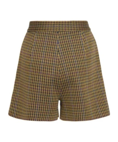 Max Mara Houndstooth Shorts