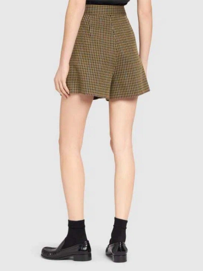 Max Mara Houndstooth Shorts