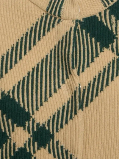 Burberry Plaid Long-sleeved Cardigan