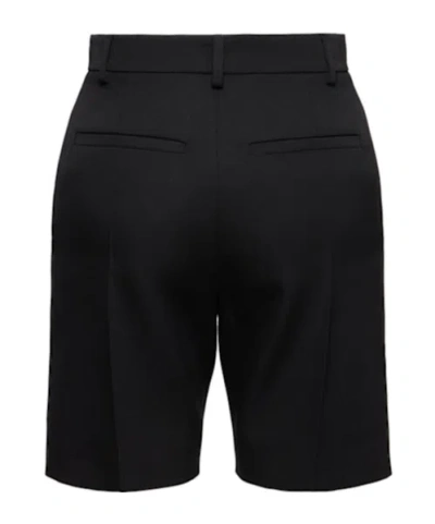 Valentino Garavani Midnight Blue Stretch Cotton Bermuda Shorts