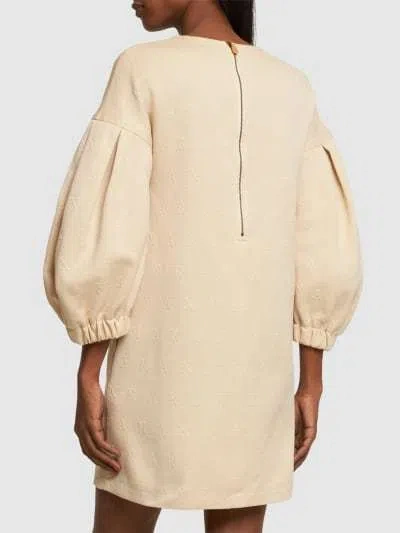 Max Mara Draw Rope Plain Knitted Mini Dress