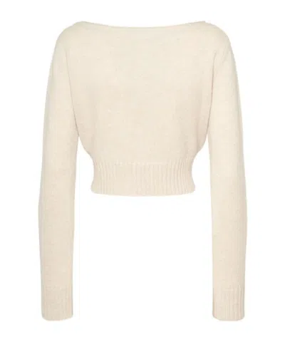 Max Mara Rib Knitted Short Sweater