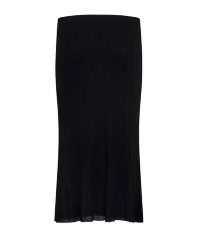Khaite Leema Viscose Midi Skirt