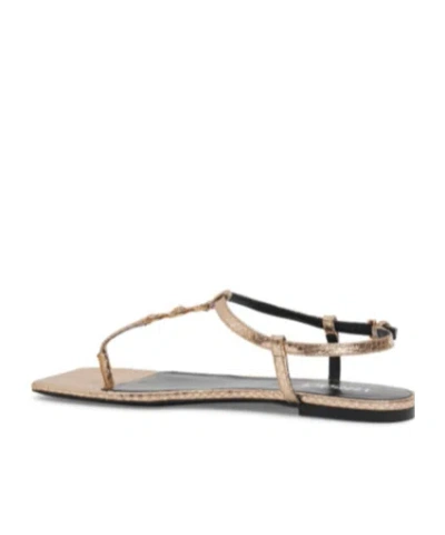 Versace Sandals With Flat Soles