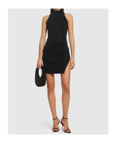 David Koma Slit Skirt In Multi