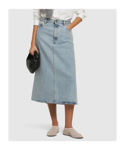 Totême Denim Midi Skirt