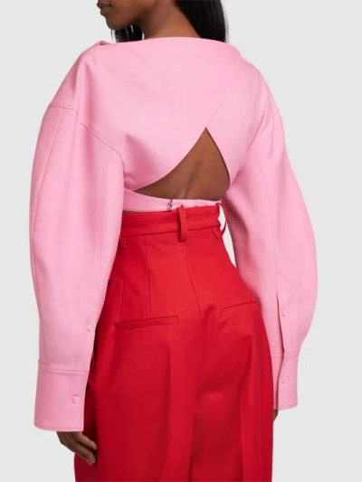Jacquemus Le Haut Casaco Hollowed Out Blouse