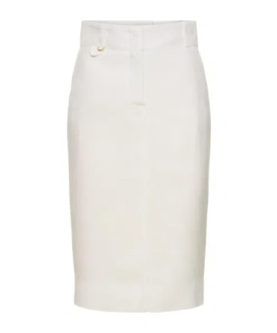 Jacquemus La Jupe Midi Bari Viscose Midi Skirt
