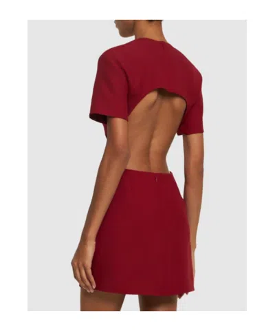 Valentino Open Back Mini Dress