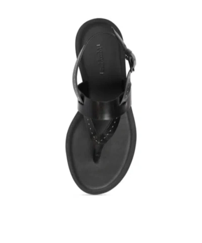 Max Mara 10mm Leather Thong Flat Shoes