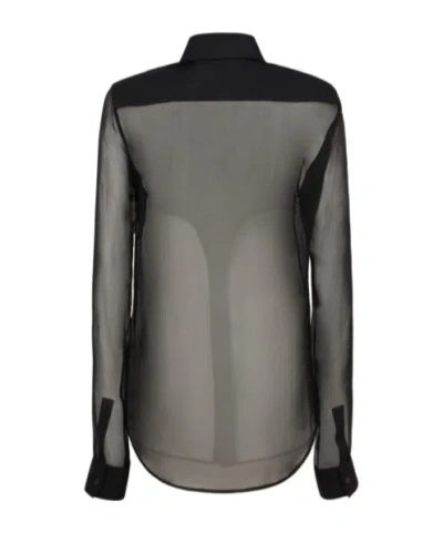 Balmain Translucent Design Shirt