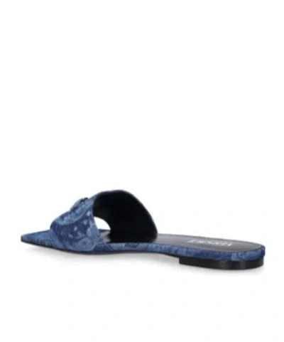 Versace Denim Flats
