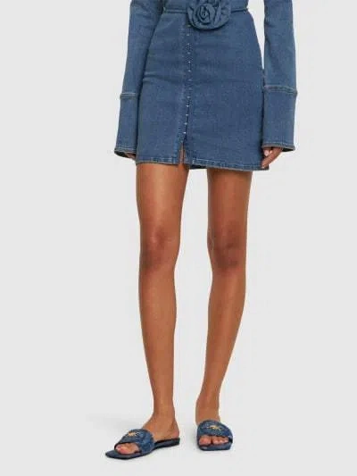 VERSACE DENIM FLATS 