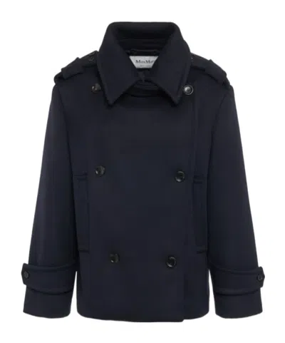 Max Mara Laveno Wool And Cashmere Over Trench Coat