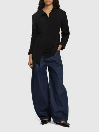 Jacquemus La Chemise Pablo Shirt And Blouse Black