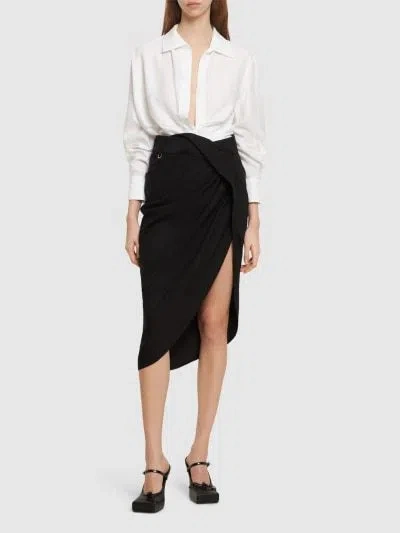 Jacquemus La Jupe Saudade Medium Length Half-length Skirt