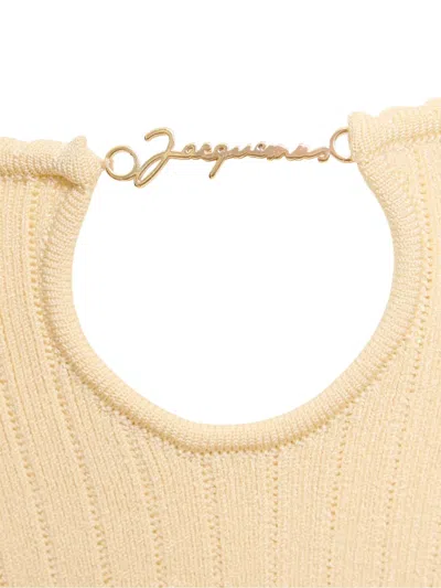 Jacquemus La Mini Robe Sierra Knitted Mini Dress