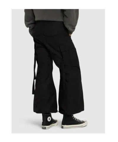 Doublet Belt-loop Overalls In Black