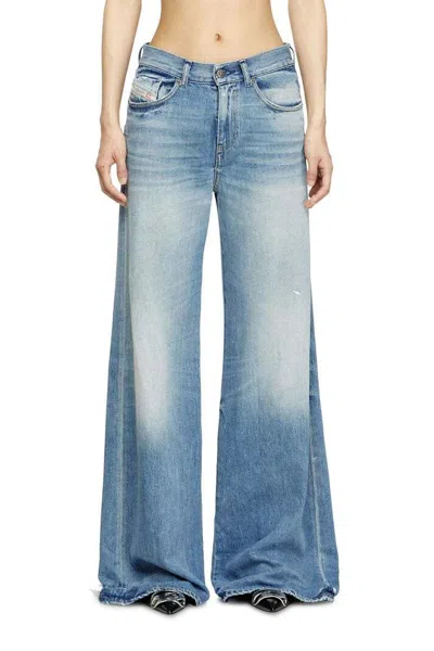 Diesel 1978 D-akemi 09h95 Bootcut Jeans In Blue