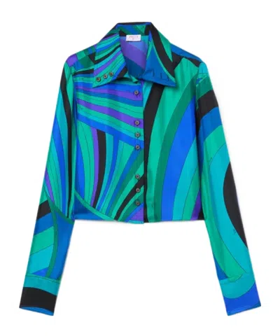 Pucci Iride-print Button-up Shirt