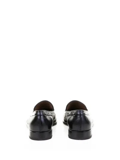 Fratelli Rossetti Black Leather Moccasin With Tassels