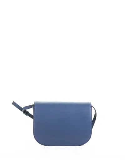 Furla Shoulder Bag S In Blue Leather