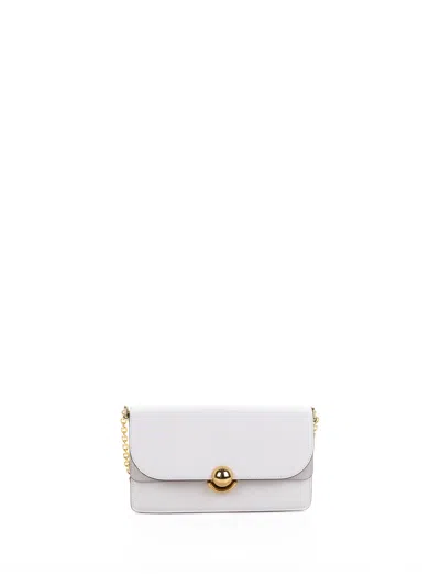 Furla S Shoulder Bag In White Leather