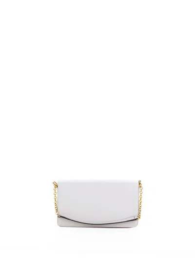 Furla S Shoulder Bag In White Leather