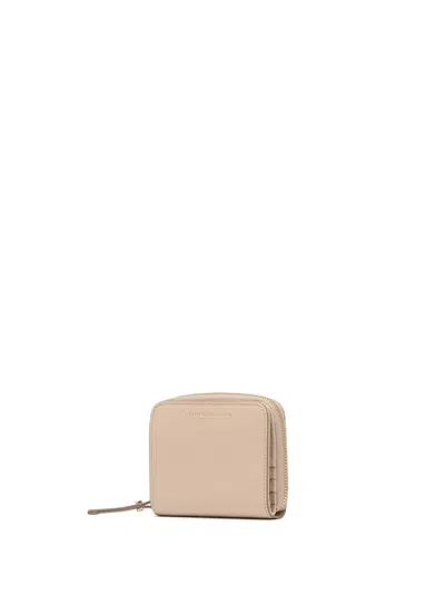 Gianni Chiarini Wallets Small Cream Cowhide Wallet