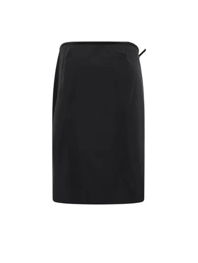 Givenchy Rebellious Wrap Skirt With Belted Waist