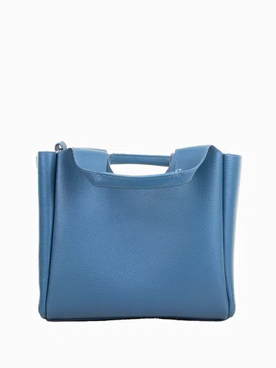 Hogan Medium H-bag Shopping Bag In Hammered Leather