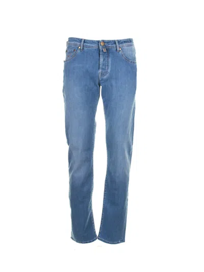 Jacob Cohen Jeans In Denim Blu Chiaro