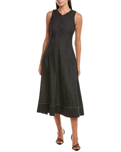 Proenza Schouler White Label Juno Broderie Anglaise A-line Midi Dress In Black