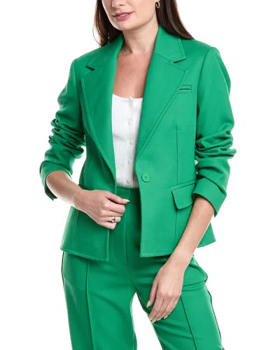 3.1 Phillip Lim Cavalry Twill Wool Jacket In Green