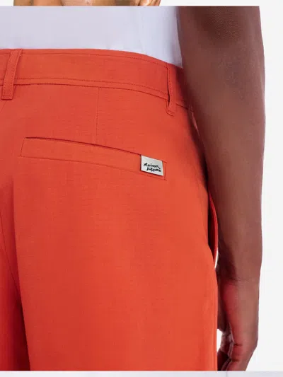 Maison Kitsuné Cotton Bermuda Shorts With Back Logoed Label