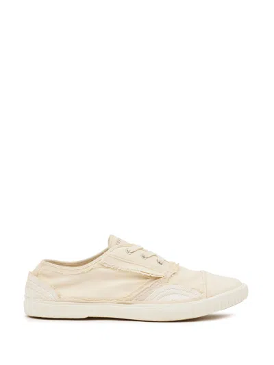 Maison Margiela Beige Cotton Shoes Sneakers